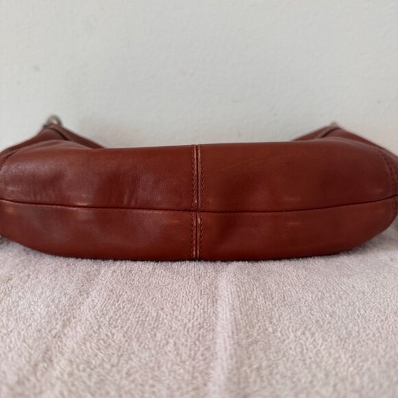 Coach Brown Leather Shoulder Bag - Picture 7 of 14